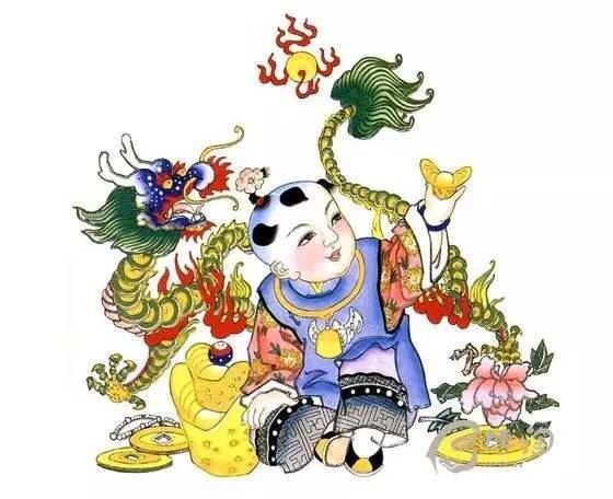 除夕颂吉 50张传统年画，共享蛇年祥瑞